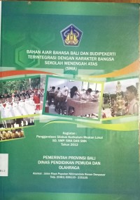 Image of Bahan Ajar Bahasa Bali Dan Budi Pekerti