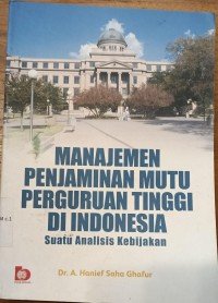 Image of Manajemen Penjaminan Mutu Perguruan Tinggi Di Indonesia