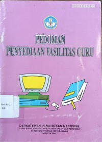 Image of Pedoman Penyediaan Fasilitas Guru
