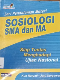 Image of seri pendalaman materi Sosiologi SMA dan MA