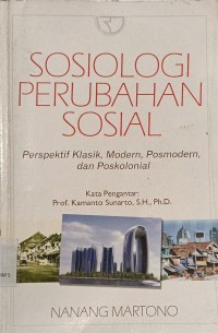 Image of Sosiologi Perubahan Sosial