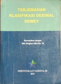 Image of Terjemahan Klasifikasi Desimal Dewey