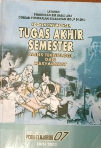 Image of Tugas Akhir Semester Sains Teknologi Dan Masyarakat